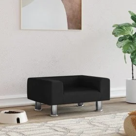 Cama para perros de terciopelo negra 50x40x26,5 cm de vidaXL, Camas para perros - Ref: Foro24-171929, Precio: 53,18 €, Descue...