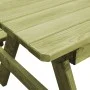 Mesa de pícnic y bancos niños madera pino impregnada 90x90x58cm de vidaXL, Mesas de jardín - Ref: Foro24-45148, Precio: 139,3...