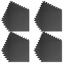 Alfombrillas de goma EVA negras 24 uds 8,64 ㎡ de vidaXL, Esteras para equipos de gimnasia - Ref: Foro24-92463, Precio: 108,89...