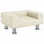 Cama para perros de terciopelo crema 50x40x26,5 cm de vidaXL, Camas para perros - Ref: Foro24-171931, Precio: 54,07 €, Descue...