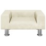 Cama para perros de terciopelo crema 50x40x26,5 cm de vidaXL, Camas para perros - Ref: Foro24-171931, Precio: 54,07 €, Descue...