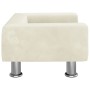 Cama para perros de terciopelo crema 50x40x26,5 cm de vidaXL, Camas para perros - Ref: Foro24-171931, Precio: 54,07 €, Descue...