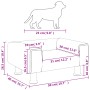 Cama para perros de terciopelo crema 50x40x26,5 cm de vidaXL, Camas para perros - Ref: Foro24-171931, Precio: 54,07 €, Descue...