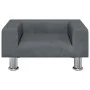 Cama para perros de terciopelo gris oscuro 50x40x26,5 cm de vidaXL, Camas para perros - Ref: Foro24-171927, Precio: 53,26 €, ...