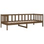 Sofá cama de madera maciza de pino marrón miel 80x200 cm de vidaXL, Camas y somieres - Ref: Foro24-814687, Precio: 115,99 €, ...