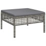 Set de muebles de jardín 5 pzas y cojines ratán sintético gris de vidaXL, Conjuntos de jardín - Ref: Foro24-3187502, Precio: ...
