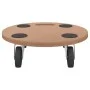 Soportes con ruedas 2 uds madera de ingeniería redondo de vidaXL, Plataformas de carga y palés - Ref: Foro24-154887, Precio: ...