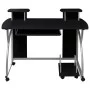 Schwarzer Computertisch aus Sperrholz, 110 x 52 x 88,5 cm von vidaXL, Schreibtische - Ref: Foro24-20582, Preis: 100,83 €, Rab...