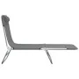 Tumbonas plegables 2 uds acero y textilene gris de vidaXL, Tumbonas - Ref: Foro24-360183, Precio: 80,39 €, Descuento: %