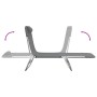 Tumbonas plegables 2 uds acero y textilene gris de vidaXL, Tumbonas - Ref: Foro24-360183, Precio: 89,58 €, Descuento: %