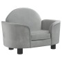 Cama para perros de terciopelo gris claro 66x40x45 cm de vidaXL, Camas para perros - Ref: Foro24-171839, Precio: 84,64 €, Des...