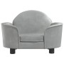 Cama para perros de terciopelo gris claro 66x40x45 cm de vidaXL, Camas para perros - Ref: Foro24-171839, Precio: 84,64 €, Des...