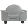 Cama para perros de terciopelo gris claro 66x40x45 cm de vidaXL, Camas para perros - Ref: Foro24-171839, Precio: 83,13 €, Des...