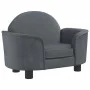 Cama para perros de terciopelo gris oscuro 66x40x45 cm de vidaXL, Camas para perros - Ref: Foro24-171840, Precio: 84,42 €, De...