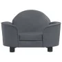 Cama para perros de terciopelo gris oscuro 66x40x45 cm de vidaXL, Camas para perros - Ref: Foro24-171840, Precio: 84,42 €, De...