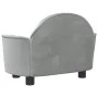 Cama para perros de terciopelo gris claro 66x40x45 cm de vidaXL, Camas para perros - Ref: Foro24-171839, Precio: 83,13 €, Des...