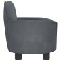Cama para perros de terciopelo gris oscuro 66x40x45 cm de vidaXL, Camas para perros - Ref: Foro24-171840, Precio: 85,80 €, De...
