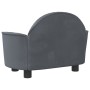Cama para perros de terciopelo gris oscuro 66x40x45 cm de vidaXL, Camas para perros - Ref: Foro24-171840, Precio: 85,80 €, De...