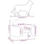 Cama para perros de terciopelo gris claro 66x40x45 cm de vidaXL, Camas para perros - Ref: Foro24-171839, Precio: 83,13 €, Des...