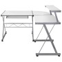 Escritorio de esquina madera contrachapada blanco 132x112x99 cm de vidaXL, Escritorios - Ref: Foro24-20587, Precio: 89,56 €, ...