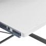 Escritorio de esquina madera contrachapada blanco 132x112x99 cm de vidaXL, Escritorios - Ref: Foro24-20587, Precio: 89,56 €, ...