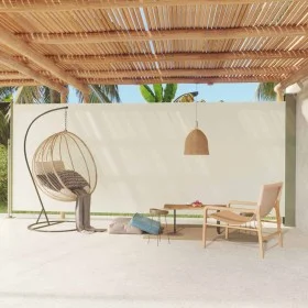 Toldo lateral retráctil para patio crema 220x600 cm de vidaXL, Sombrillas - Ref: Foro24-317977, Precio: 115,56 €, Descuento: %