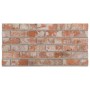Paneles de pared 3D diseño de ladrillo 10 uds EPS rojo de vidaXL, Recubrimiento de paredes - Ref: Foro24-149581, Precio: 185,...