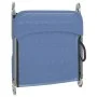 Tumbonas plegables 2 uds acero y textilene azul de vidaXL, Tumbonas - Ref: Foro24-360180, Precio: 87,28 €, Descuento: %