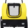 Remolque de bicicleta mascotas cochecito 2 en 1 amarillo negro de vidaXL, Cochecitos para mascotas - Ref: Foro24-92439, Preci...
