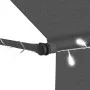 Toldo manual retráctil con LED gris antracita 100 cm de vidaXL, Toldos - Ref: Foro24-145862, Precio: 92,59 €, Descuento: %