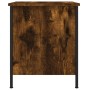 Mesita de noche madera de ingeniería roble ahumado 40x42x50 cm de vidaXL, Mesitas de noche - Ref: Foro24-825937, Precio: 40,6...