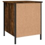 Mesita de noche madera de ingeniería roble ahumado 40x42x50 cm de vidaXL, Mesitas de noche - Ref: Foro24-825937, Precio: 40,6...