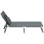 Tumbona plegable acero recubrimiento en polvo tela Oxford gris de vidaXL, Tumbonas - Ref: Foro24-360178, Precio: 73,62 €, Des...