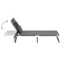 Tumbona plegable acero recubrimiento en polvo tela Oxford gris de vidaXL, Tumbonas - Ref: Foro24-360178, Precio: 73,62 €, Des...