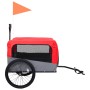 Remolque de bicicleta para mascotas cochecito 2 en 1 rojo gris de vidaXL, Cochecitos para mascotas - Ref: Foro24-92440, Preci...