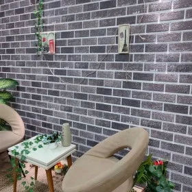 3D-Wandpaneele Brick Design 10 Stück EPS Schwarz und Grau von vidaXL, Wandverkleidung - Ref: Foro24-149582, Preis: 173,33 €, ...