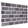 3D-Wandpaneele Brick Design 10 Stück EPS Schwarz und Grau von vidaXL, Wandverkleidung - Ref: Foro24-149582, Preis: 173,33 €, ...