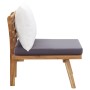 Set de muebles de jardín 4 piezas con cojines madera de acacia de vidaXL, Conjuntos de jardín - Ref: Foro24-46676, Precio: 36...