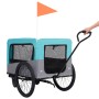 Remolque de bicicleta para mascotas cochecito 2 en 1 azul gris de vidaXL, Cochecitos para mascotas - Ref: Foro24-92441, Preci...