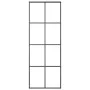 ESG glass and black aluminum sliding door 76x205 cm by vidaXL, Doors for the home - Ref: Foro24-151666, Price: 170,05 €, Disc...