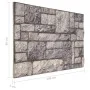 3D Wall Panels Brick Design 10 pcs EPS Light Gray by vidaXL, Wall covering - Ref: Foro24-149586, Price: 172,79 €, Discount: %