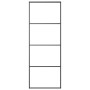 Puerta corredera ESG vidrio y aluminio negra 76x205 cm de vidaXL, Puertas para el hogar - Ref: Foro24-151655, Precio: 157,99 ...