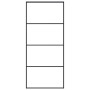 Puerta corredera ESG vidrio y aluminio 90x205 cm negro de vidaXL, Puertas para el hogar - Ref: Foro24-151659, Precio: 246,25 ...