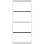 Schiebetür aus schwarzem Aluminium und ESG-Glas 90x205 cm von vidaXL, Türen für zu Hause - Ref: Foro24-149480, Preis: 202,13 ...
