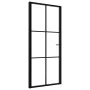 Innentür ESG Glas und schwarzes Aluminium 93x201,5 cm von vidaXL, Türen für zu Hause - Ref: Foro24-151204, Preis: 216,14 €, R...