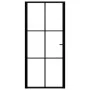 Innentür ESG Glas und schwarzes Aluminium 93x201,5 cm von vidaXL, Türen für zu Hause - Ref: Foro24-151204, Preis: 216,14 €, R...