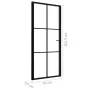Innentür ESG Glas und schwarzes Aluminium 93x201,5 cm von vidaXL, Türen für zu Hause - Ref: Foro24-151204, Preis: 216,14 €, R...