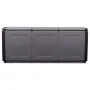Baúl de almacenaje jardín gris oscuro y negro 330 L 138x53x57cm de vidaXL, Cajas de almacenaje para exteriores - Ref: Foro24-...