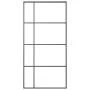 Puerta corredera ESG vidrio y aluminio negra 102,5x205 cm de vidaXL, Puertas para el hogar - Ref: Foro24-151686, Precio: 177,...