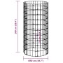 Poste circular de gaviones acero galvanizado Ø50x100 cm de vidaXL, Paneles de vallas - Ref: Foro24-152016, Precio: 48,06 €, D...